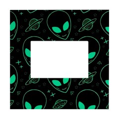 Alien Green Black Pattern White Box Photo Frame 4  X 6  by Ndabl3x