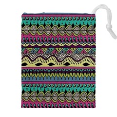 Aztec Design Drawstring Pouch (4xl) by nateshop