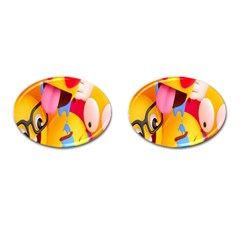 Emojis, Emoji, Hd Phone Wallpaper Cufflinks (oval) by nateshop