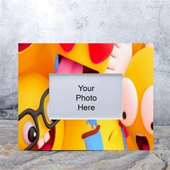 Emojis, Emoji, Hd Phone Wallpaper White Tabletop Photo Frame 4 x6  by nateshop