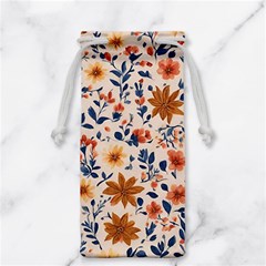 Boho Flowers Seamless Patternn Jewelry Bag by Jack14