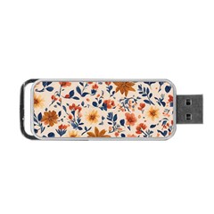 Boho Flowers Seamless Patternn Portable Usb Flash (one Side) by Jack14