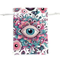 Eyes Pattern Lightweight Drawstring Pouch (xl) by Valentinaart