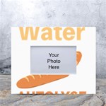 Baker T- Shirt Cool Bread Baking Bakers Saying Motif T- Shirt (5) Yoga Reflexion Pose T- Shirtyoga Reflexion Pose T- Shirt White Tabletop Photo Frame 4 x6  Front