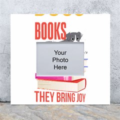 Best Friend T- Shirt Cool Dog Pet Book Saying T- Shirt Yoga Reflexion Pose T- Shirtyoga Reflexion Pose T- Shirt White Wall Photo Frame 5  X 7  by hizuto