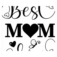 Best Mom Ever Gift T- Shirt Best Knitting Mom Ever T- Shirt Yoga Reflexion Pose T- Shirtyoga Reflexion Pose T- Shirt Premium Plush Fleece Blanket (small) by hizuto