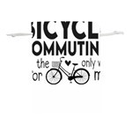 Bicycle T- Shirt Bicycle Commuting Is The Only Way For Me T- Shirt Yoga Reflexion Pose T- Shirtyoga Reflexion Pose T- Shirt Lightweight Drawstring Pouch (M) Back