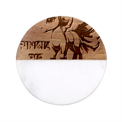 Pinkie Pie  Classic Marble Wood Coaster (round)  by Internationalstore