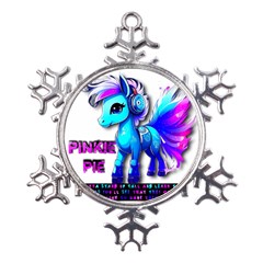 Pinkie Pie  Metal Large Snowflake Ornament by Internationalstore