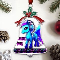 Pinkie Pie  Metal Holly Leaf Bell Ornament by Internationalstore