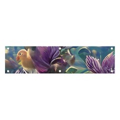 Abstract Blossoms  Banner And Sign 4  X 1  by Internationalstore