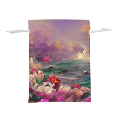 Abstract Flowers  Lightweight Drawstring Pouch (l) by Internationalstore