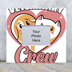 Veterinary Medicine T- Shirt Funny Veterinary Crew Vet Med Life For A Veterinary Worker T- Shirt White Wall Photo Frame 5  X 7  by ZUXUMI