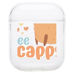 Capybara T- Shirt Bee Cappy - A Cute Capybara And A Bee Illustration T- Shirt Yoga Reflexion Pose T- Shirtyoga Reflexion Pose T- Shirt Airpods 1/2 Case by hizuto