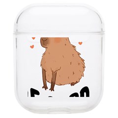 Capybara T- Shirt Cute Gentlemen Capybara T- Shirt Yoga Reflexion Pose T- Shirtyoga Reflexion Pose T- Shirt Airpods 1/2 Case by hizuto
