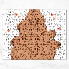 Capybara T- Shirt I Just Really Like Capybaras O K T- Shirt Yoga Reflexion Pose T- Shirtyoga Reflexion Pose T- Shirt Rectangular Jigsaw Puzzl by hizuto