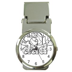 Cat Dad Black Hair T- Shirtcat Dad Black Hair T- Shirt Yoga Reflexion Pose T- Shirtyoga Reflexion Pose T- Shirt Money Clip Watches by hizuto