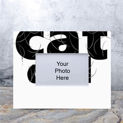 Cat Dad Gray Hair T- Shirt Cat Dad Gray Hair T- Shirt Yoga Reflexion Pose T- Shirtyoga Reflexion Pose T- Shirt White Tabletop Photo Frame 4 x6  by hizuto