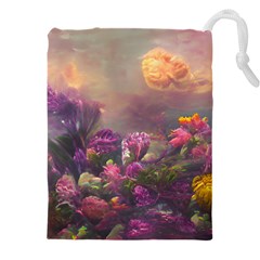 Floral Blossoms  Drawstring Pouch (5xl) by Internationalstore