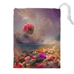 Floral Blossoms  Drawstring Pouch (5xl) by Internationalstore