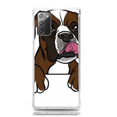 Boxer Dog T- Shirt Boxer T- Shirt Samsung Galaxy Note 20 Tpu Uv Case by JamesGoode