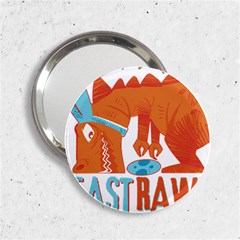 Easter Dinosaur T- Shirt Happy East Rawr T- Rex Dinosaur Easter Bunny T- Shirt 2 25  Handbag Mirrors by ZUXUMI