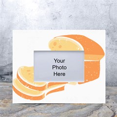 Bread Baking T- Shirt Funny Bread Baking Baker Bake It Easy T- Shirt (1) White Tabletop Photo Frame 4 x6  by JamesGoode