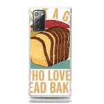 Bread Baking T- Shirt Funny Bread Baking Baker Crust A Girl Who Loves Bread Baking T- Shirt (1) Samsung Galaxy Note 20 TPU UV Case Front
