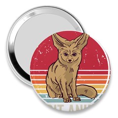 Fennec Fox T- Shirt Fennec Fox Is My Spirit Animal T- Shirt 3  Handbag Mirrors by ZUXUMI
