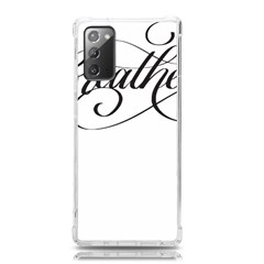 Breathe T- Shirt Breathe T- Shirt (1) Samsung Galaxy Note 20 Tpu Uv Case by JamesGoode