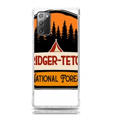 Bridger Teton T- Shirt Bridger Teton National Forest T- Shirt Samsung Galaxy Note 20 Tpu Uv Case by JamesGoode