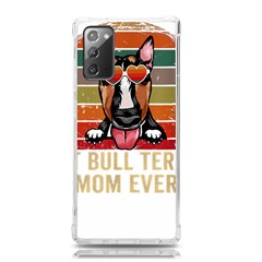 Bull Terrier T- Shirt Best Bull Terrier Moms Gift T- Shirt Samsung Galaxy Note 20 Tpu Uv Case by JamesGoode