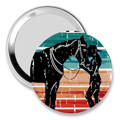 Funny Cowgirl T- Shirt Funny Cowgirl T- Shirt 3  Handbag Mirrors by ZUXUMI