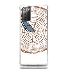 Bushcraft T- Shirt Bushcraft Wilderness Living T- Shirt Samsung Galaxy Note 20 Tpu Uv Case by JamesGoode