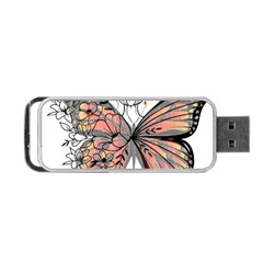 Butterflies T- Shirt Butterfly T- Shirt Portable Usb Flash (one Side) by JamesGoode