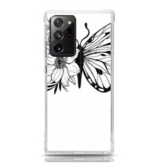 Butterfly T- Shirt Floral Butterfly T- Shirt Samsung Galaxy Note 20 Ultra Tpu Uv Case by JamesGoode