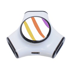 Abstract Pattern T- Shirt Abstract Pattern 6 3-port Usb Hub by EnriqueJohnson