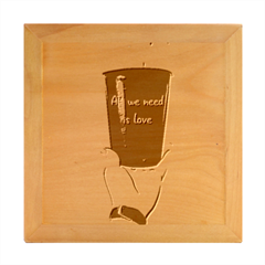 All You Need Is Love 2 Wood Photo Frame Cube by SychEva