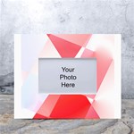 Abstract T- Shirt Pink Chess Player Abstract Colorful Texture T- Shirt White Tabletop Photo Frame 4 x6  Front