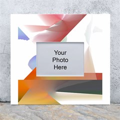 Abstract T- Shirt Pink Colorful Abstract Minimalism T- Shirt White Wall Photo Frame 5  X 7  by EnriqueJohnson