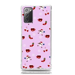 Christmas Xmas Background Design Pattern Samsung Galaxy Note 20 Tpu Uv Case by uniart180623