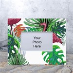 Hawaii T- Shirt Hawaii Creative Pattern T- Shirt White Tabletop Photo Frame 4 x6  Front