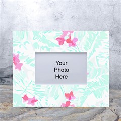 Hawaii T- Shirt Hawaii Flower Bird Fashion T- Shirt White Tabletop Photo Frame 4 x6  by EnriqueJohnson