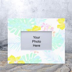 Hawaii T- Shirt Hawaii Flower Of Easter Garden T- Shirt White Tabletop Photo Frame 4 x6  by EnriqueJohnson