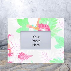 Hawaii T- Shirt Hawaii Garden Fashion T- Shirt White Tabletop Photo Frame 4 x6  by EnriqueJohnson