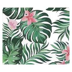 Hawaii T- Shirt Hawaii Leather Flower Garden T- Shirt Premium Plush Fleece Blanket (small) by EnriqueJohnson
