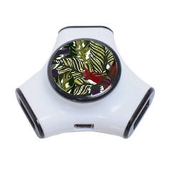 Hawaii T- Shirt Hawaii Pattern Garden T- Shirt 3-port Usb Hub by EnriqueJohnson