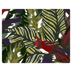 Hawaii T- Shirt Hawaii Pattern Garden T- Shirt Premium Plush Fleece Blanket (medium) by EnriqueJohnson