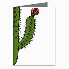Cactus Desert Plants Rose Greeting Card by uniart180623