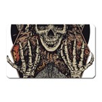 Gray And Multicolored Skeleton Illustration Magnet (Rectangular) Front